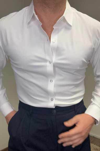 Camicia "no stiro"