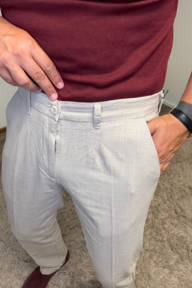 Pantalone in lino