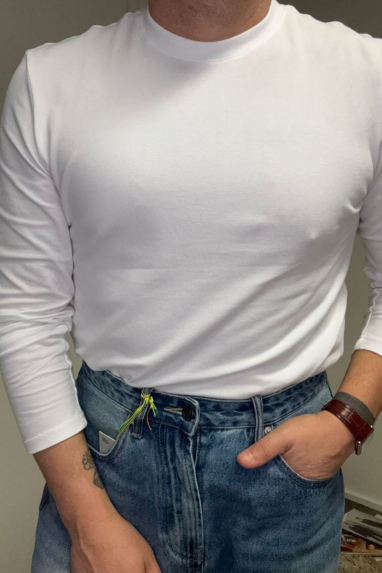 Maglia in cotone piquet