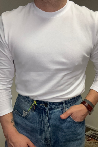 Maglia in cotone piquet
