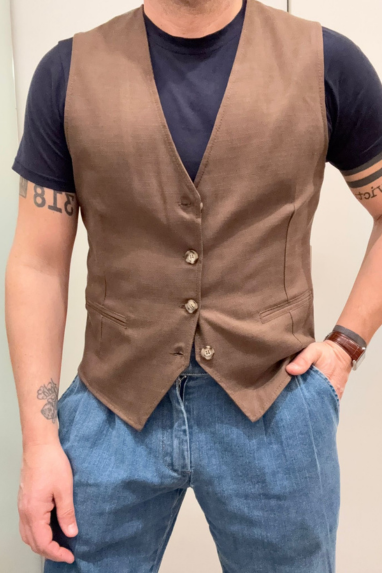 Gilet in cotone&viscosa