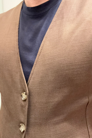 Gilet in cotone&viscosa