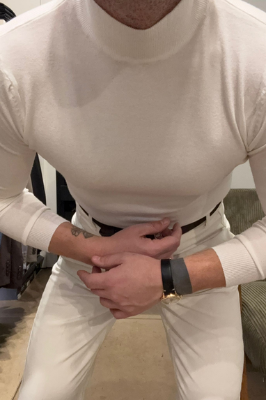 Maglia in viscosa mezzocollo