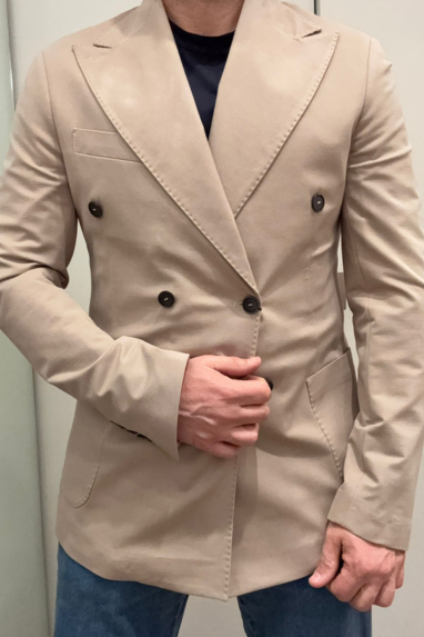 Giacca Punto Milano con impuntura